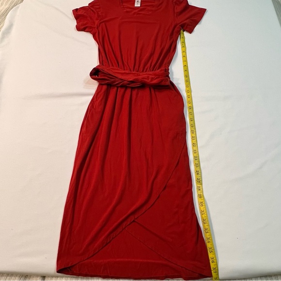 Smash + Tess Midi Dress The Rebecca Wrap Dress Size Small with Pockets - Picture 5 of 9